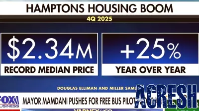 Hampton's real estate prices reach record high thanks to Wall Street